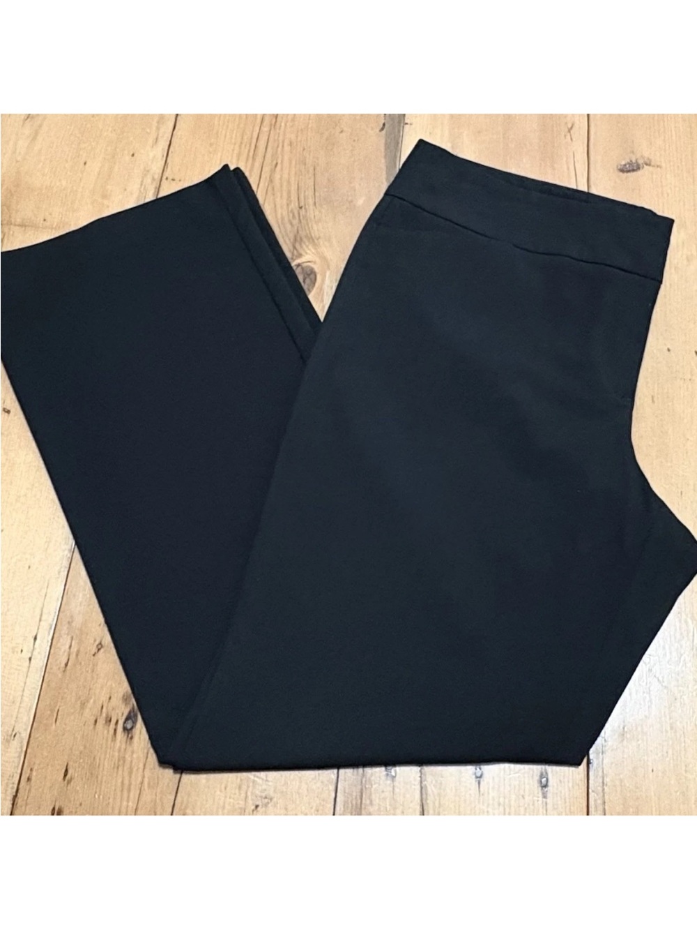 Ann Taylor LOFT Pants sz 12 Black Bootcut Leg Dress Office
